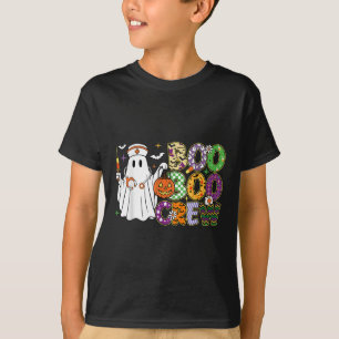 T-shirt Équipage Boo Boo infirmière drôle fantôme citrouil