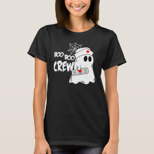 T-shirt Équipage Boo Boo infirmière Halloween fantôme Cost