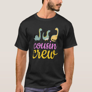 T-shirt Équipage Cousin Dino Pajamas Cousin Squad Pour Enf