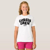 T-shirt Équipage Cousin | Retro Matching Cousin Famille Ré (Devant entier)