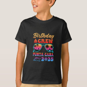 T-shirt Équipage d'anniversaire à Punta Cana Vacances Croi