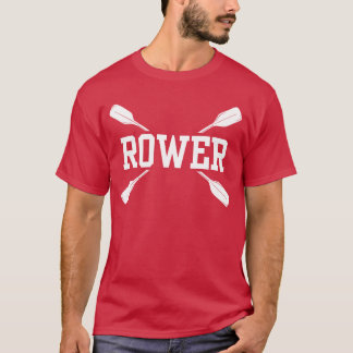 T-shirt Équipage d'aviron rangée Sports d'aviron vintage
