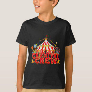 T-shirt Équipage de carnaval correspondant au personnel de