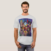 T-shirt équipage de casquette de paille (Devant entier)