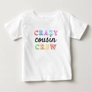 T-shirt ÉQUIPAGE DE COUSIN CRAZY