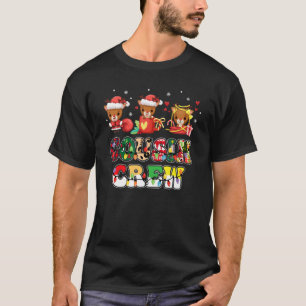 T-shirt Équipage de Cousin Noël Renne Chapeau de Père Noël