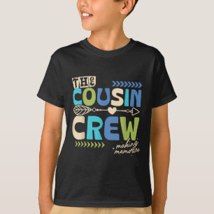 T-shirt Équipage de cousins 2025 Création de souvenirs Vac