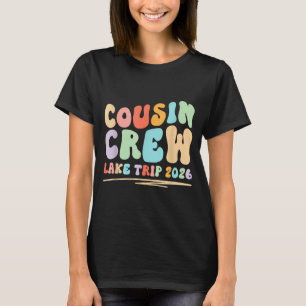 T-shirt Équipage de cousins groovy voyage au lac rétro vac