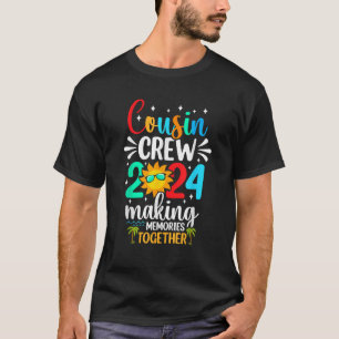 T-shirt Équipage de couture 2024 Vacances été Plage Voyage
