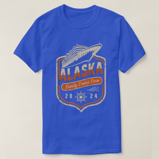 T-shirt Équipage de croisière de la famille de l'Alaska 20 (Design devant)