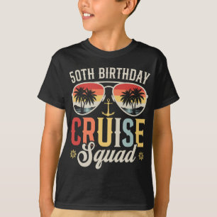 T-shirt Équipage de croisière pour 50 ans garçon famille a