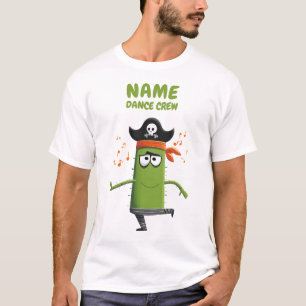 T-shirt Équipage de danse de cactus pirate drôle   Danse p