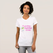 T-shirt Équipage de Funday dimanche (Devant entier)