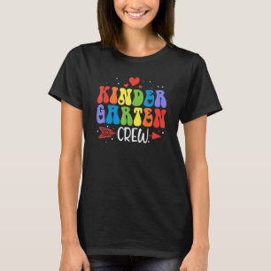 T-shirt Équipage De Jardin D'Enfants Joyeux Premier Jour D