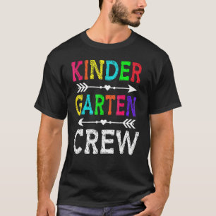 T-shirt Équipage De Jardin D'Enfants Retourner À L'École P