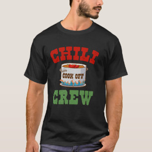 T-shirt Équipage de la compétition de chili cuisson épicée