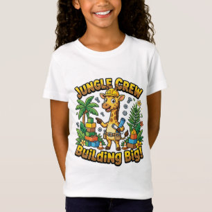 T-Shirt Équipage de la jungle construisant un grand t-shir