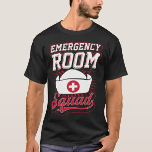 T-shirt Équipage de la salle d'urgence jumelé à l'équipe d