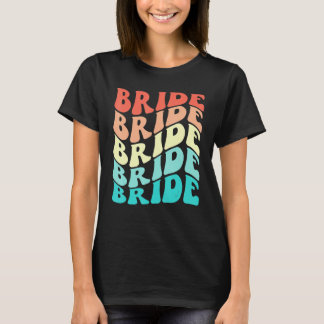 T-shirt Équipage de mariage je fais Crew Rétro Enterrement