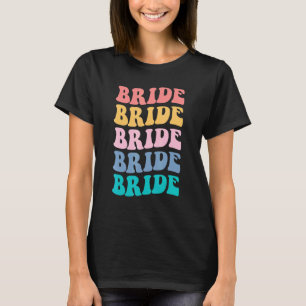 T-shirt Équipage de mariée je fais Crew Rétro Enterrement