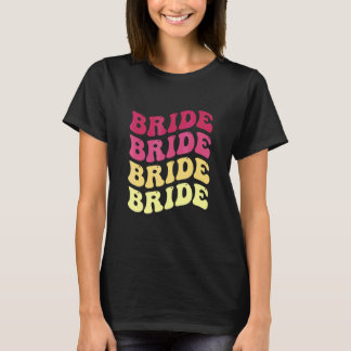 T-shirt Équipage de mariée je fais rétro enterrement de vi