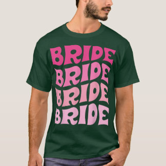 T-shirt Équipage de mariée rétro fête de bachelorette mari