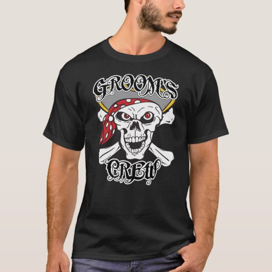 T-shirt Équipage de Pirate Groom (Devant)