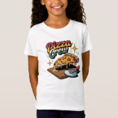 T-Shirt Équipage de pizza (Devant)