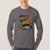 T-shirt Équipage de pizza (Devant)