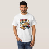 T-shirt Équipage de pizza (Devant entier)