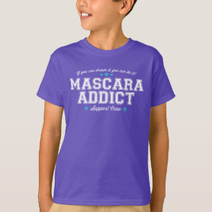 T-shirt Équipage de soutien d'intoxiqué de mascara