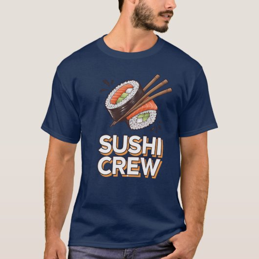 T-shirt Équipage de sushi (Devant)