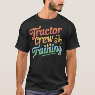 T-shirt Équipage de tracteur agriculteur agriculture explo