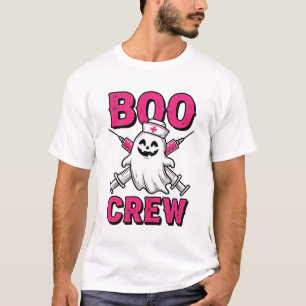 T-shirt Équipage fantôme infirmière Halloween vecteur conc