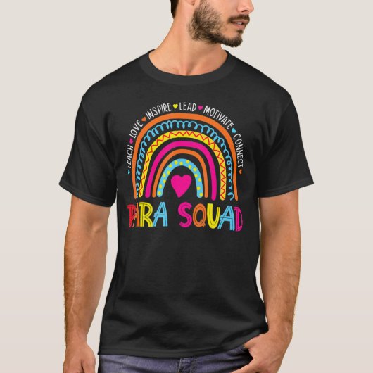 T-shirt Équipage Paraprofessionnel Para Enseignant Équipag (Devant)