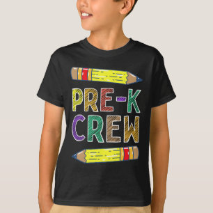 T-shirt Équipage pré-maternelle amusant Enseignants pré-ma