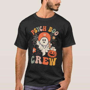 T-shirt Équipage Psych Boo Infirmière Drôle D'Halloween Co