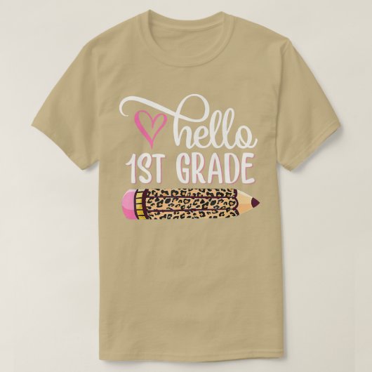 T-shirt Équipe 1st Grade Back to School Te (Design devant)