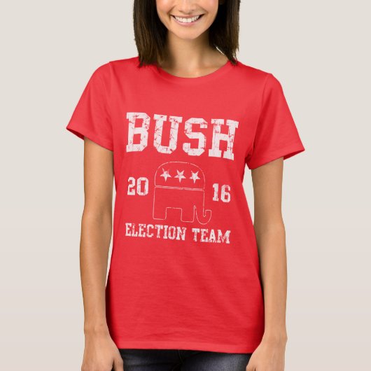 T-shirt Équipe 2016 d'élection de Jeb Bush (Devant)