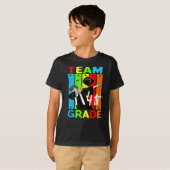 T-shirt Équipe 4e année|Retour à l'école Équipe 4e année É (Devant entier)