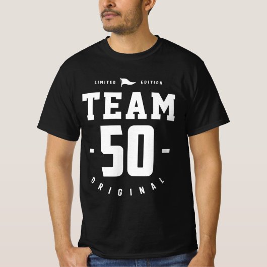 T-shirt Équipe 50 ans Original - 50e anniversaire (Devant)