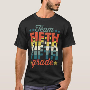 T-shirt Équipe 5e année Retour à l'école Enseignants enfan