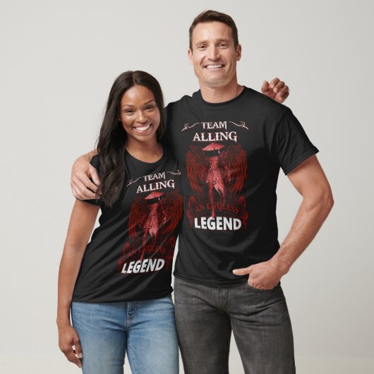 T-shirt Équipe ALLING - Une LÉGENDE infinie (Unisexe)