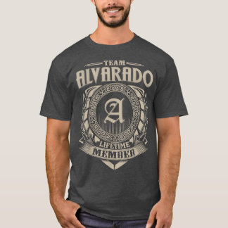 T-shirt Équipe Alvarado Membre à vie Vintage Alvarado Fam