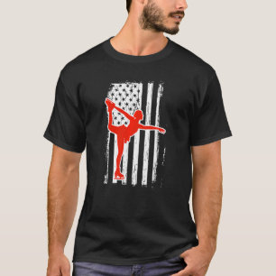 T-shirt Équipe américaine de patinage Cool Patinage artist