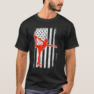 T-shirt Équipe américaine de patinage Cool Patinage sur gl