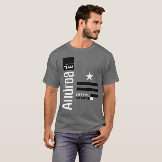 T-shirt Équipe Andrea (Devant entier)