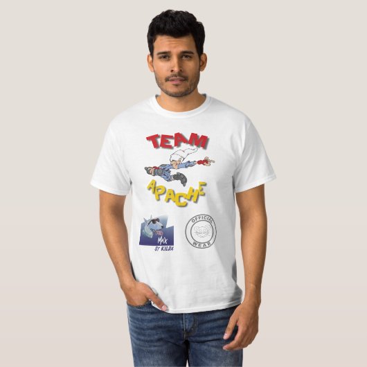 T-shirt Équipe Apache (Devant entier)