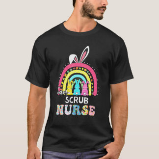 T-shirt Équipe Arc-en-Ciel Infirmière en Scrub Oreilles de