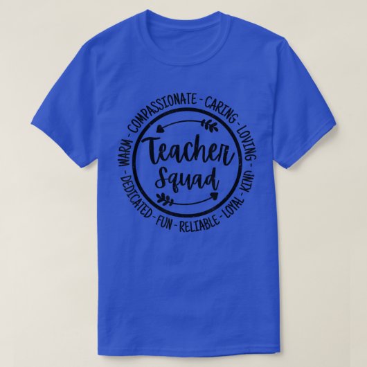 T-shirt Équipe assistant Teacher Squad Life Appreci (Design devant)
